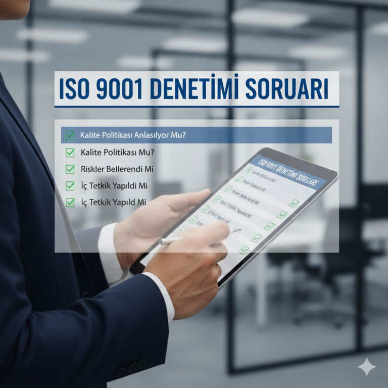 ISO 9001 iç tetkik ve dış denetim soruları hazırlık aşaması.