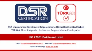 ISO 27001 Doküman Listesi