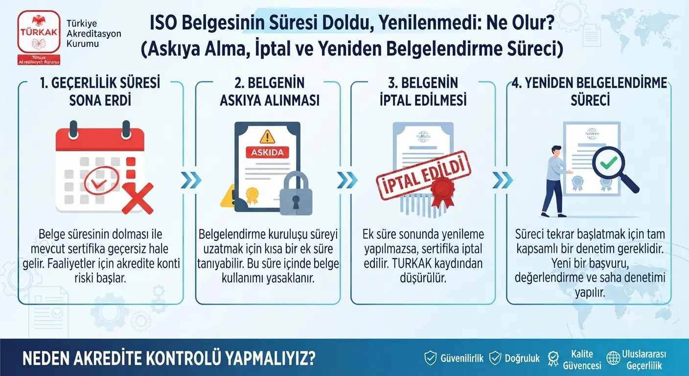 ISO Belgesinin Süresi Doldu, Yenilenmedi: Ne Olur?