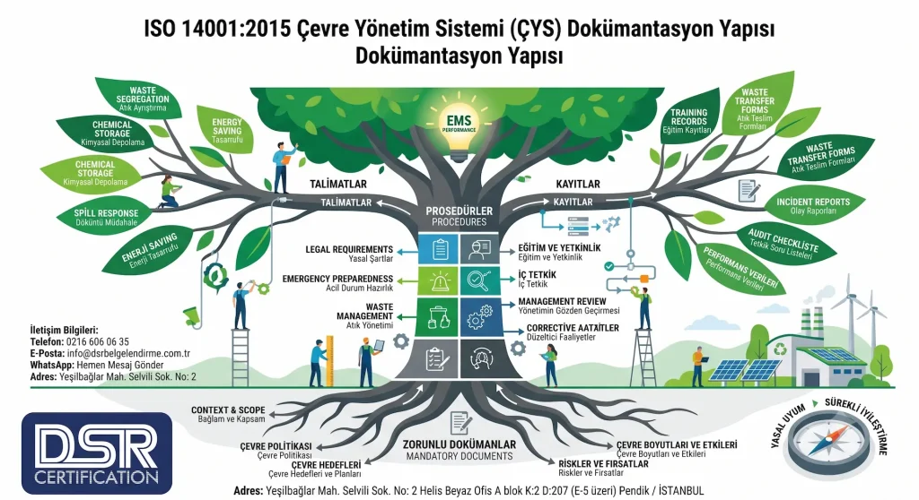 iso 14001 doküman listesi
