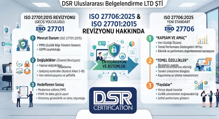 iso 27706 ve iso 27701 standard revizyonları geçiş bilgilendirmesi