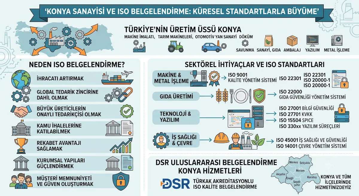 Konya ISO Belgesi ve Belgelendirme Hizmetleri