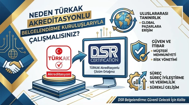 türkak akreditasyonlu kuruluş DSR belgelendirme