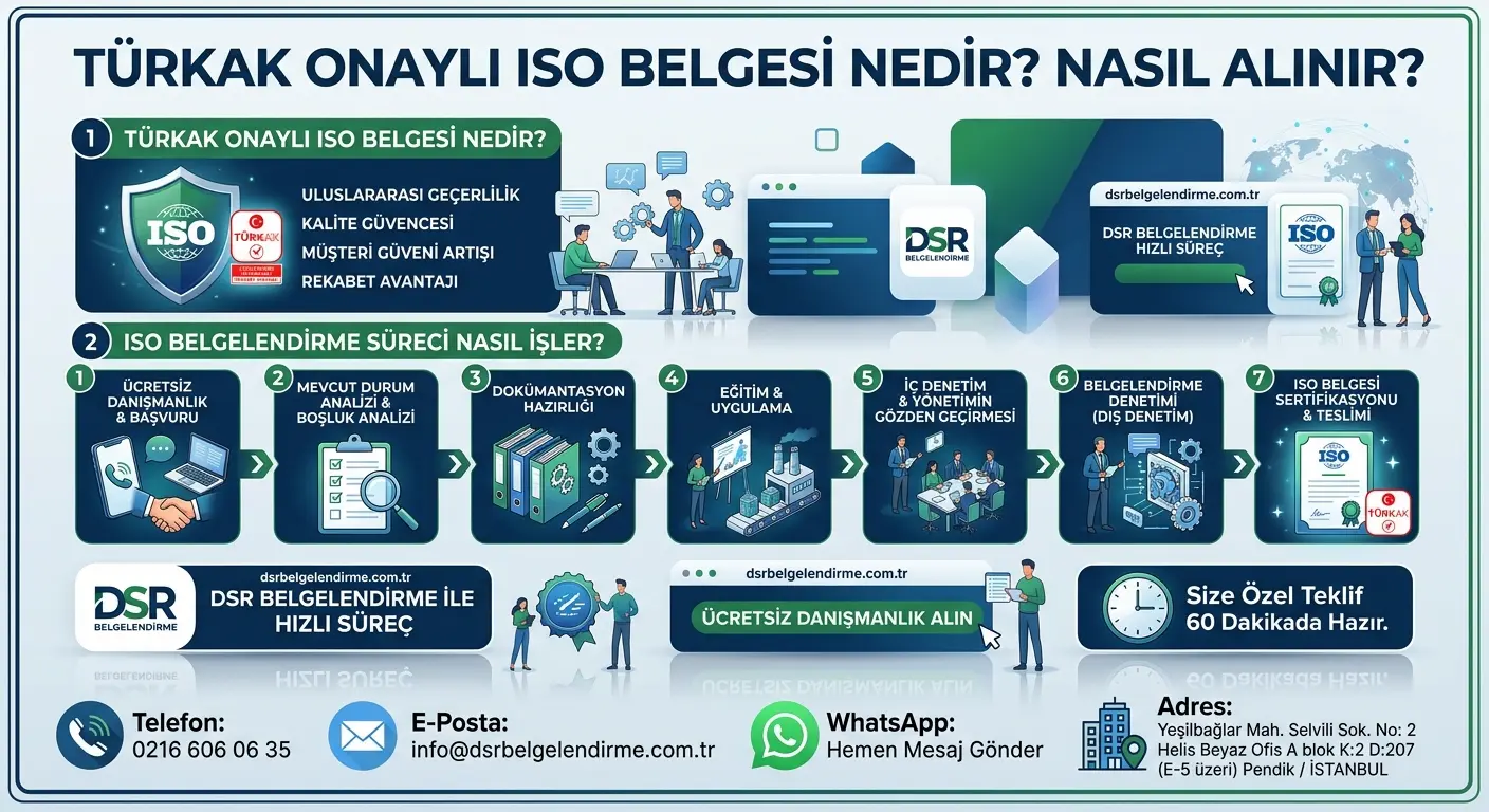 TÜRKAK Onaylı ISO Belgesi Nedir? Nasıl Alınır? (2026 Rehberi)